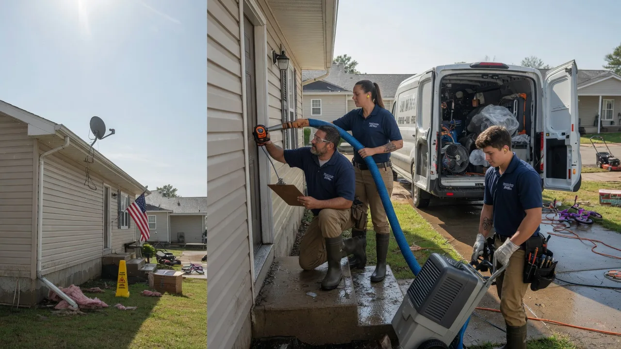 Ceiling Water Damage Restoration in Glenville, WV near me